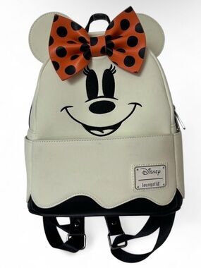 Disney x Loungefly Minnie Mouse Ghost Glow-In-The-Band Mini Backpack
